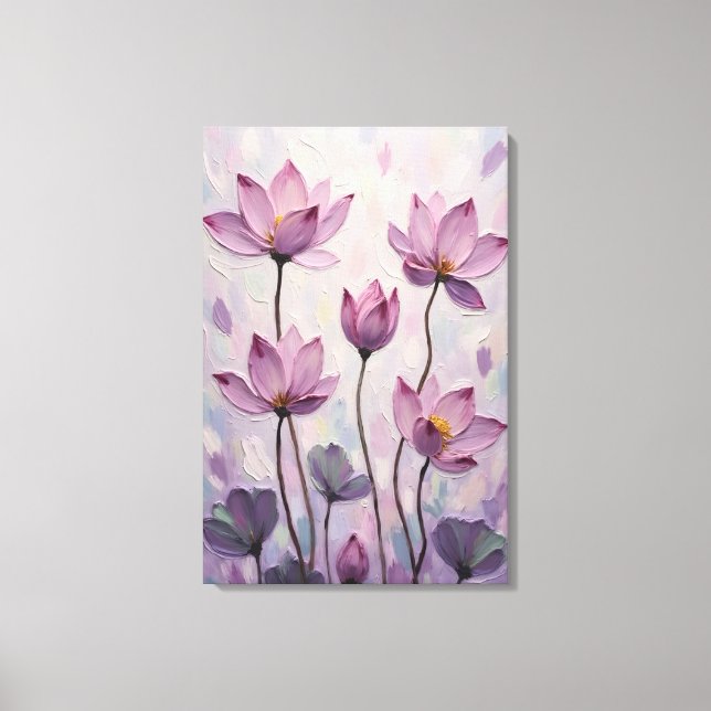 Impressão Em Tela Lotus – Oil Painting (Frente)