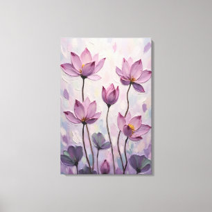 Impressão Em Tela Lótus – Pintura a Óleo