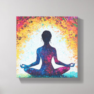 Impressão Em Tela Lotus Pose Wall Art: Serenidade no Bloom
