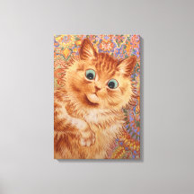 Louis Wain Ginger Ginger cat Quarto para crianças