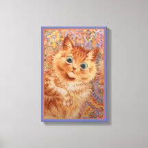 Louis Wain Ginger Ginger cat Quarto para crianças