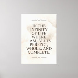 Impressão Em Tela Louise Hay Cote - Tudo é perfeito