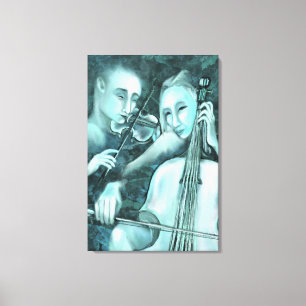 Impressão Em Tela Love Symphony - Duet - Art Painting