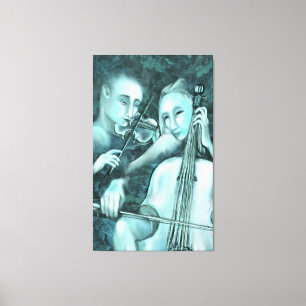 Impressão Em Tela Love Symphony - Duet - Art Painting