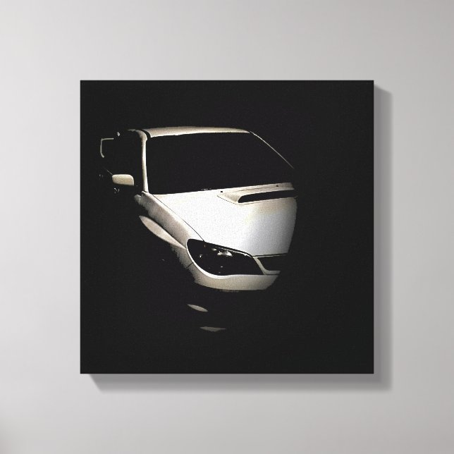 Impressão Em Tela Love White Subaru Impreza Wrx Sti Rally (Frente)