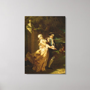 Impressão Em Tela Lovelace que sequestra Clarissa Harlowe, 1867