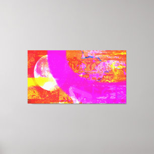 Impressão Em Tela Lua