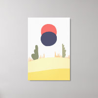 lua do deserto abstrato