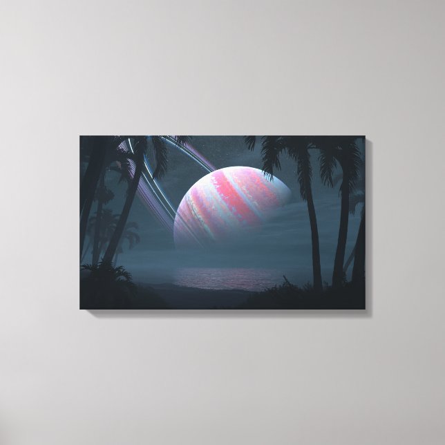 Impressão Em Tela Lua tropical de Ianeira (Frente)