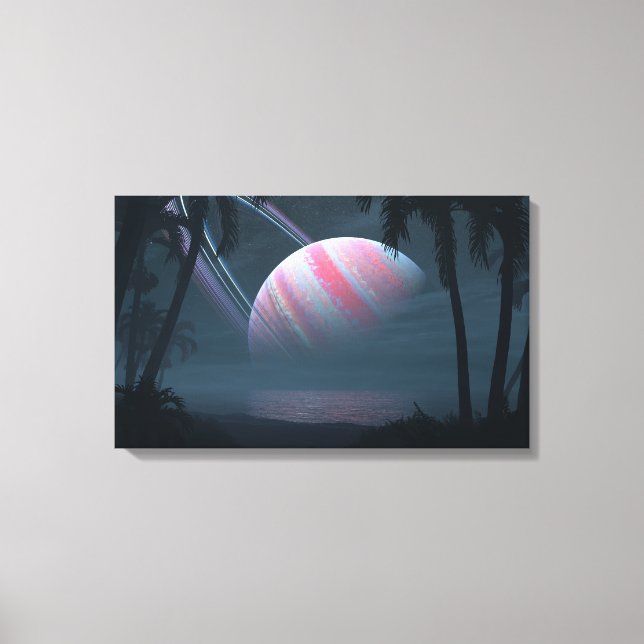 Impressão Em Tela Lua tropical de Ianeira (Frente)
