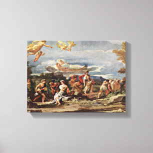 Impressão Em Tela Luca Giordano - Vertumnus e Pomona