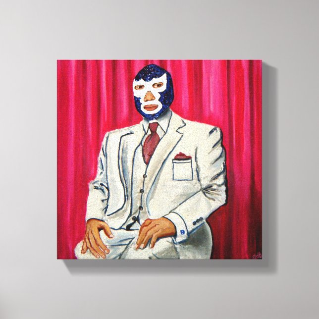 Impressão Em Tela Luchador (Frente)