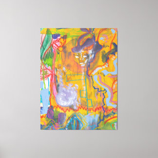 Impressão Em Tela Lúcia Dreamer Rosa Arco-Íris Esticado Tela Impress