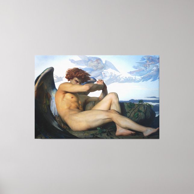 Impressão Em Tela Lucifer Lightbringer (Frente)