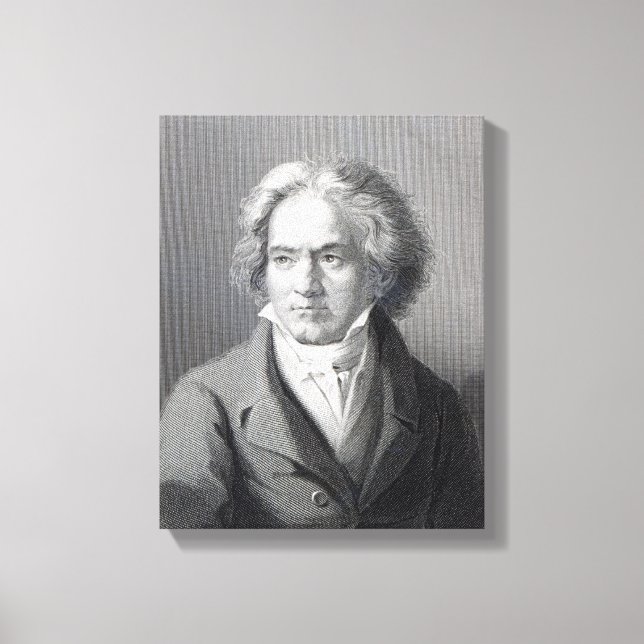 Impressão Em Tela Ludwig van Beethoven (Frente)