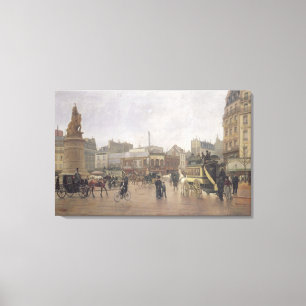 Impressão Em Tela Lugar Clichy do La, Paris, 1896