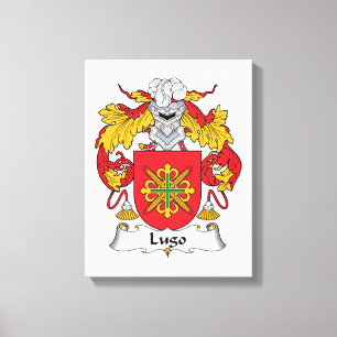 Impressão Em Tela Lugo Family Crest
