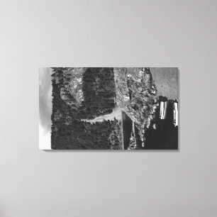 Impressão Em Tela Lummi Island, WA - Lummi Rocks View com linha