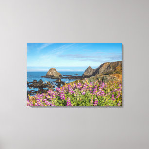 Impressão Em Tela Lupine Wildflower Cobrir As Colinas