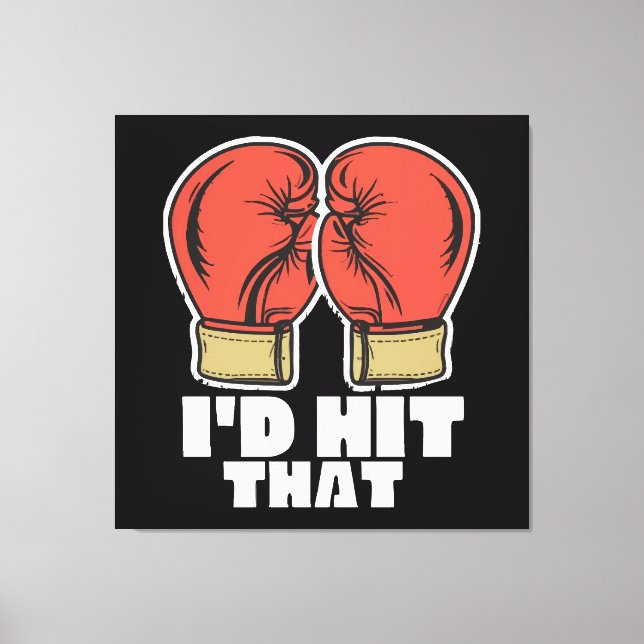 Impressão Em Tela Luvas de boxe (Frente)