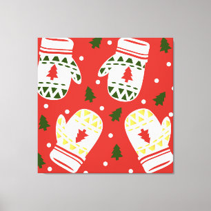 Impressão Em Tela Luvas Douradas de inverno