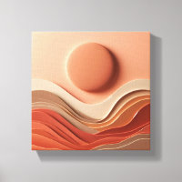 Luxuoso Moderno Abstrato 3D - Colina Camada