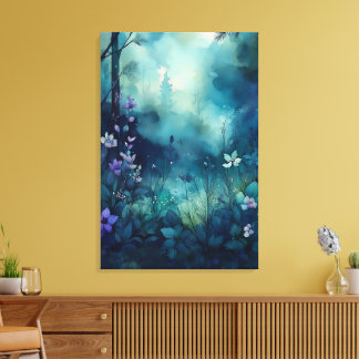 Impressão Em Tela Luz da floresta: Prados mágicos