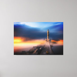 Impressão Em Tela Luz de Arte do Hotel Luxury Hotel Wall Sunset