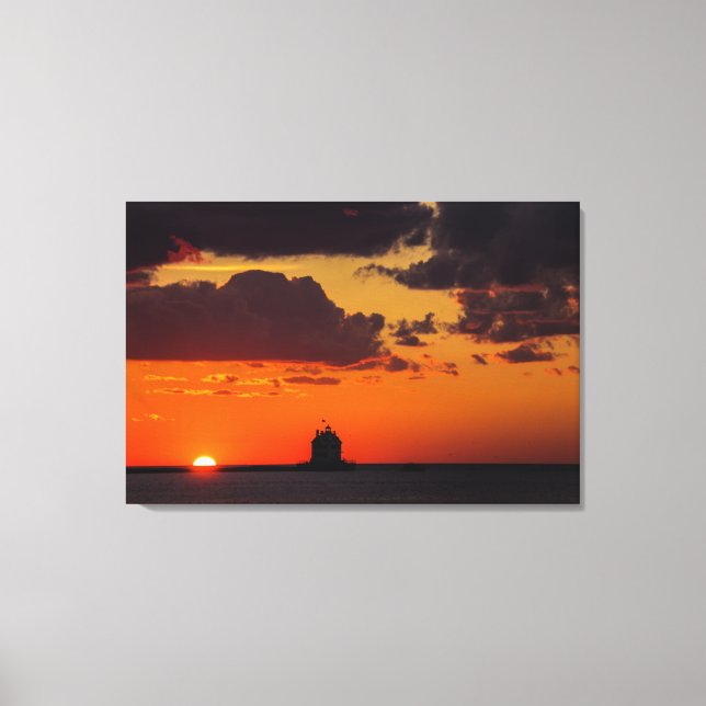 Impressão Em Tela Luz de Verão Sunset (Frente)