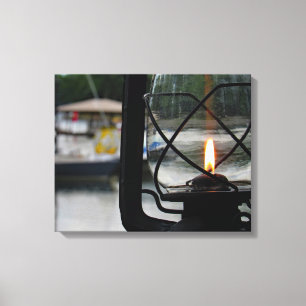 Impressão Em Tela Luz iluminada pelo lago