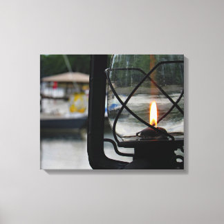 Impressão Em Tela Luz iluminada pelo lago