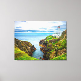 Impressão Em Tela Luz Sobre a Borda – Farol de Fanad Head
