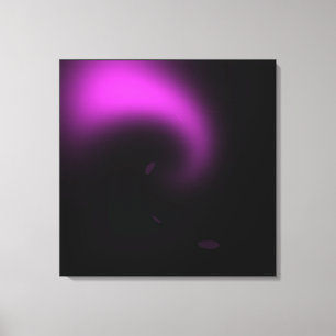 Impressão Em Tela Luzes de Redemoinho de Sol Roxo