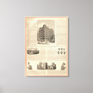 Impressão Em Tela LW Lawrence e ferro de Birmingham dos banqueiros