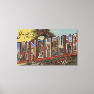 Impressão Em Tela Lynchburg, Virgínia - grandes cenas da letra