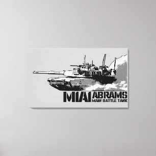 Impressão Em Tela M1 Abrams