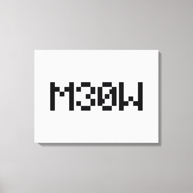 Impressão Em Tela M30W [Sons animais de Leettalk] (Frente)