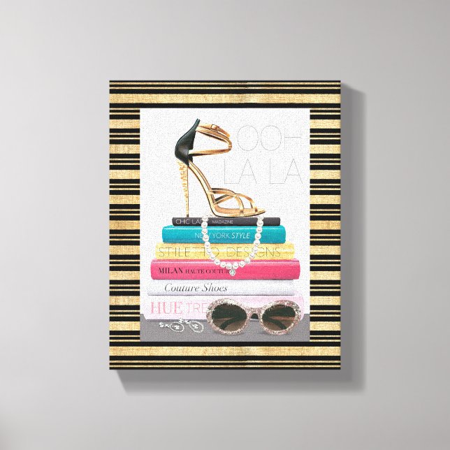 Impressão Em Tela Maçã Selvagem | Ooh La — Glamorous Stiletto (Frente)