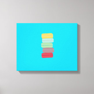 Impressão Em Tela macarões coloridos