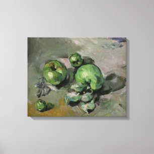 Impressão Em Tela Maçãs verdes de Paul Cezanne  , c.1872-73
