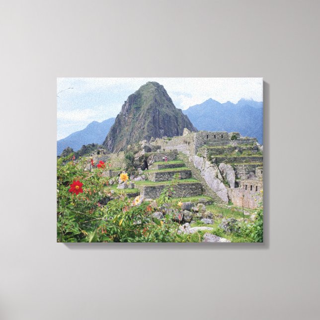 Impressão Em Tela Machu Picchu, Peru (Frente)