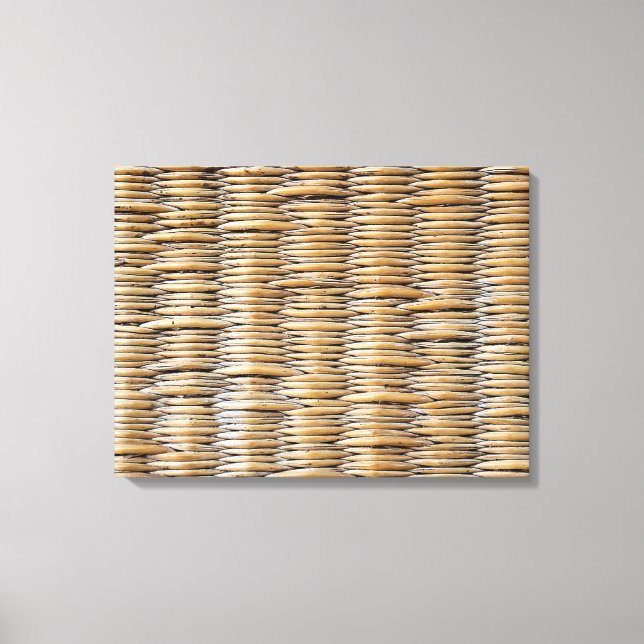 Impressão Em Tela Macro de Onda de Cesta (Frente)