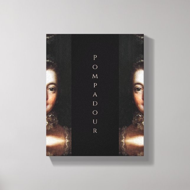 Impressão Em Tela Madame de Pompadour baroque (Frente)