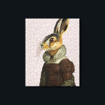 Impressão Em Tela Madame Hare<br><div class="desc">Animais e Natureza</div>