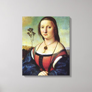 Impressão Em Tela Maddalena Doni - Raphael - c1506