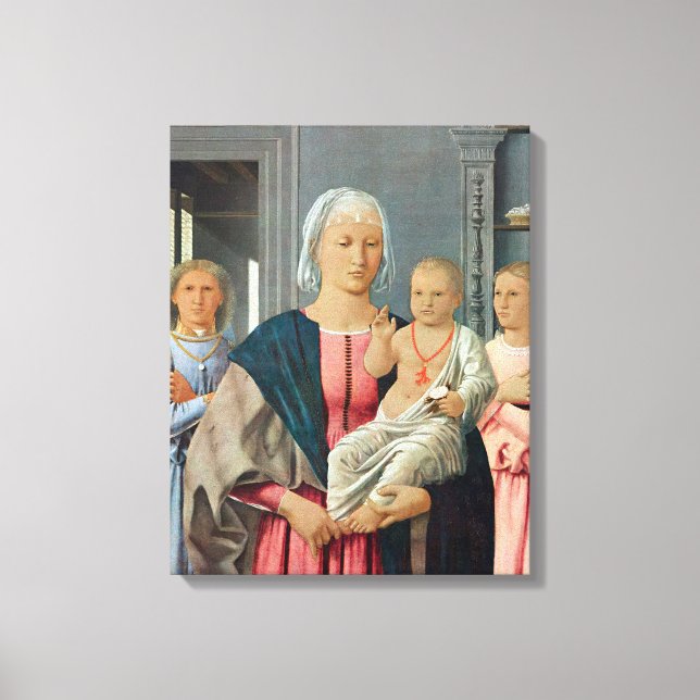 Impressão Em Tela Madona de Senigallia - Piero della Francesca (Frente)