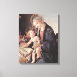 Impressão Em Tela Madona do Livro - Botticelli - c1480