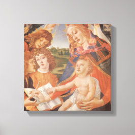 Impressão Em Tela Madona do Magnificat de Sandro Botticelli