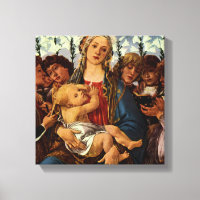 Madona e Menino com Oito Anjos por Botticelli