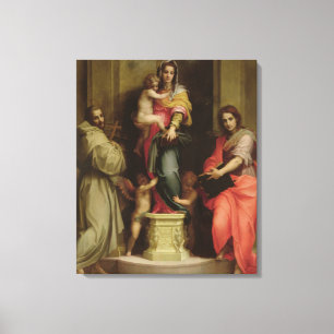 Impressão Em Tela Madonna dos Harpies, 1517 (óleo no painel)